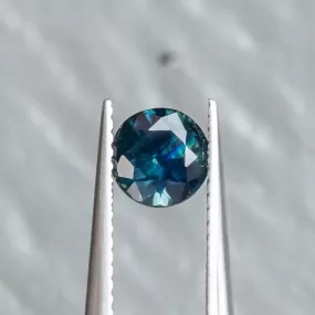 1.05CT ROUND NIGERIAN SAPPHIRE, OCEAN BLUE, 5.95X3.81MM, UNTREATED