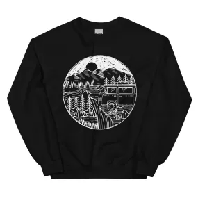 Berge - Camping Van - Sweatshirt (Unisex)