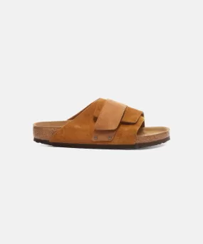 Birkenstock Kyoto Suede/Nubuck Leather Mink Sandals