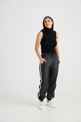 Brave & True Elle Pant Black Leather