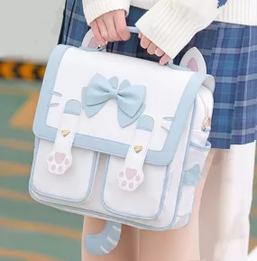 Fashion Lolita Cat Paw Backpack PN6530