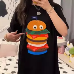 Funny Hamburger T-shirt PN6649