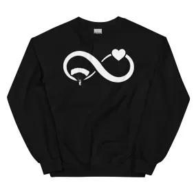 Infinity Heart and Paragliding - Sweatshirt (Unisex)