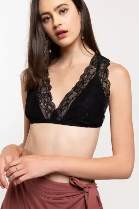 Jr Bralette - Lace - Black