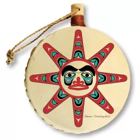 Native Sun - Holiday Drum Ornament