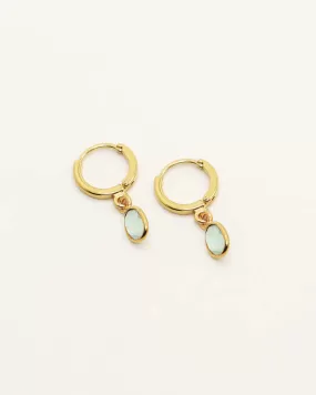 Nila Gaia Earrings - Light Green