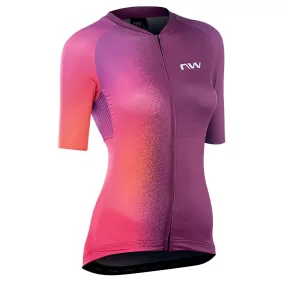 Northwave Womens Blade Jersey - Plum/Iridescent