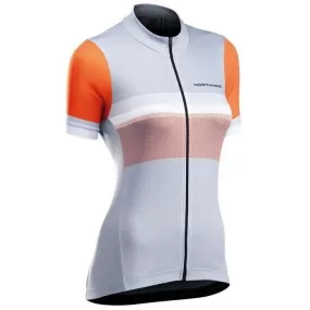 Northwave Womens Origin Jersey - Ice/Orange