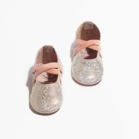 Rose Quartz Ballet Slipper Baby Shoe