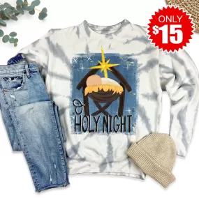 *Tie Dye* O Holy Night Sweatshirt - 15