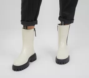 Womens Lemon Jelly City Tall Boots Cotton